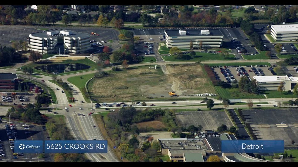 5531-5551 Crooks Rd, Troy, MI à louer - Vidéo aérienne - Image 2 de 10