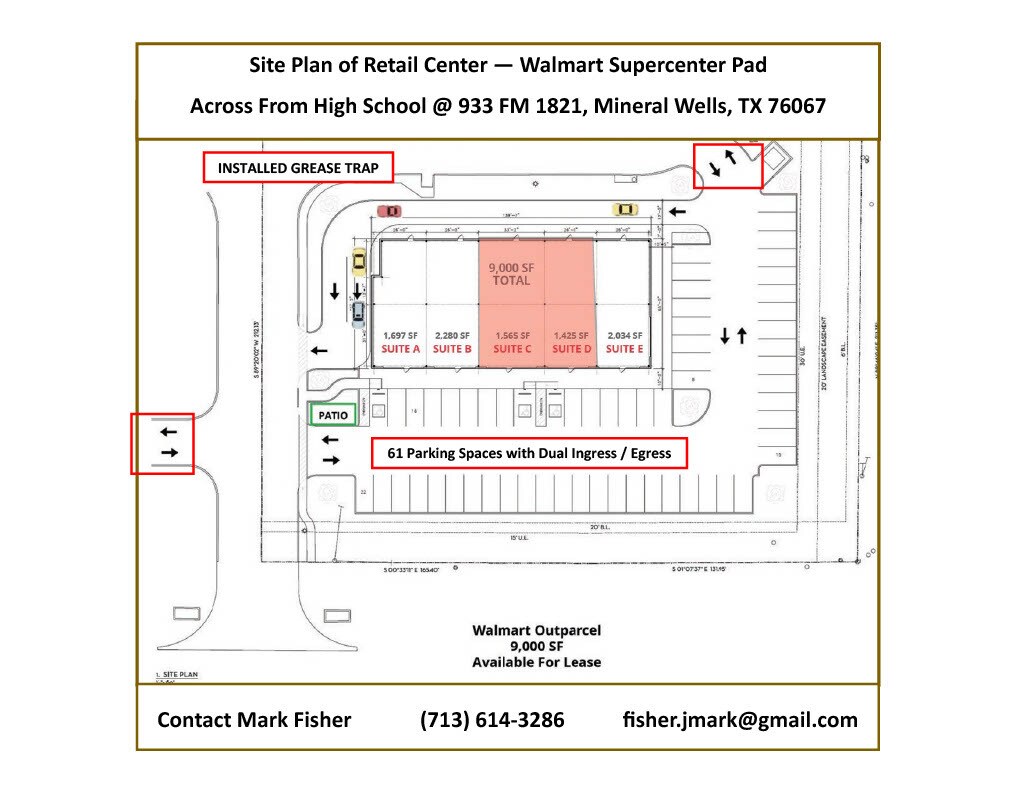 933 N FM 1821 Rd, Mineral Wells, TX à louer Photo principale- Image 1 de 7