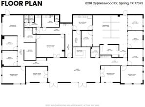 8201 Cypresswood Dr, Spring, TX à louer Plan d’étage- Image 1 de 1