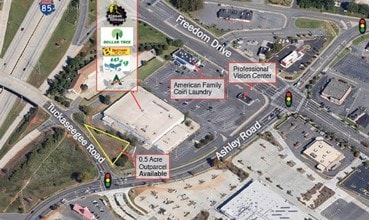 1239 Ashley Rd, Charlotte, NC - AERIAL  map view - Image1