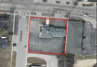 123 W Grant Hwy, Marengo, IL - Aerial map view