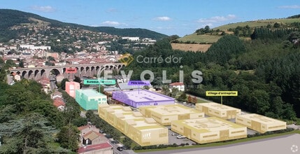 17 Rue De Paris, Tarare, RHO - Aérien Vue de la carte