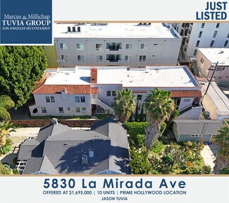Plus de détails pour 5830 La Mirada Ave, Los Angeles, CA - Multi-résidentiel à vendre