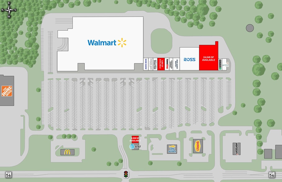 3950-3954 N Newton St, Jasper, IN for lease - Site Plan - Image 3 of 4