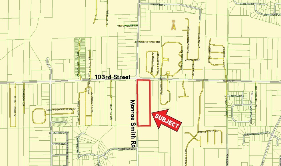 9554 103rd St, Jacksonville, FL à vendre - Plan cadastral - Image 3 de 4