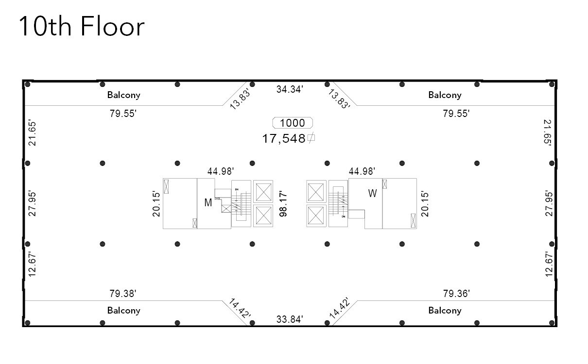 1100 S Hayes St, Arlington, VA à louer Plan d’étage- Image 1 de 10