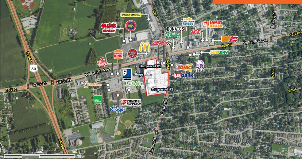 W CARTER ROAD & WEST PARRISH AVENUE Ave, Owensboro, KY à louer - Photo principale - Image 1 de 2