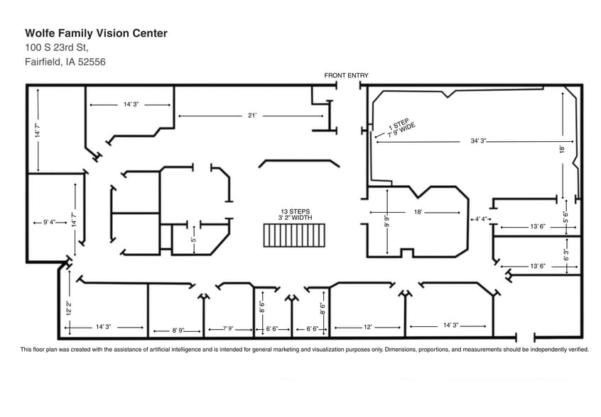 100 S 23rd St, Fairfield, IA for sale - Floor Plan - Image 2 of 2