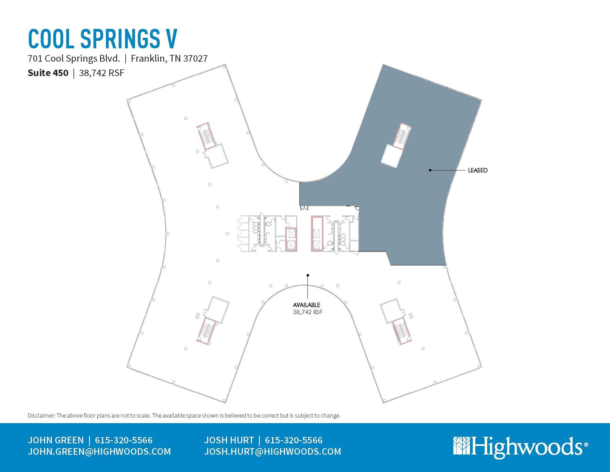 701 Cool Springs Blvd, Franklin, TN for lease Floor Plan- Image 1 of 1