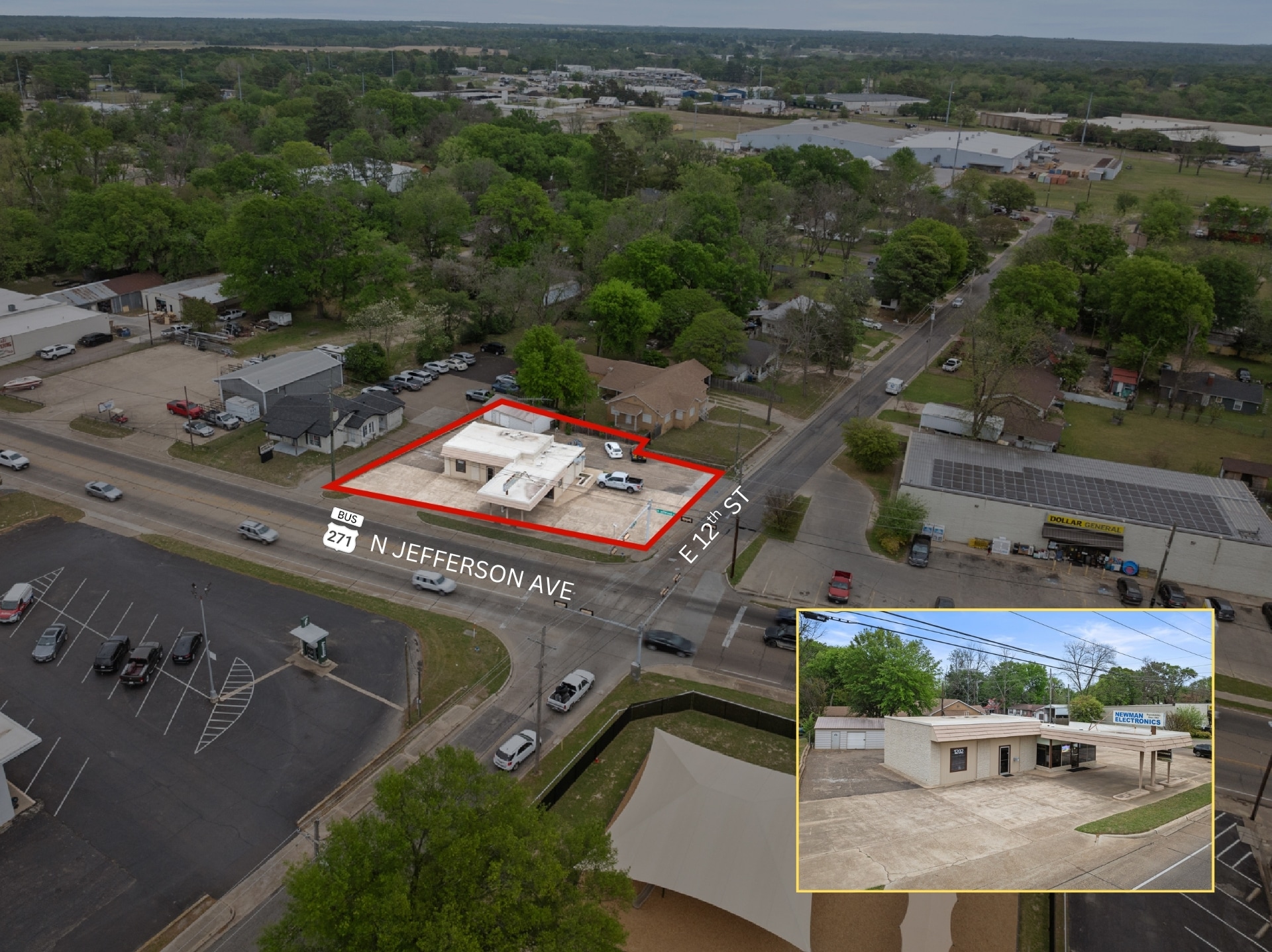 1202 N Jefferson Ave, Mount Pleasant, TX à vendre Photo principale- Image 1 de 36