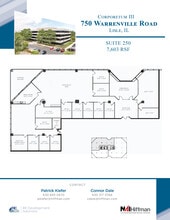 750 Warrenville Rd, Lisle, IL à louer Plan d’étage- Image 1 de 13