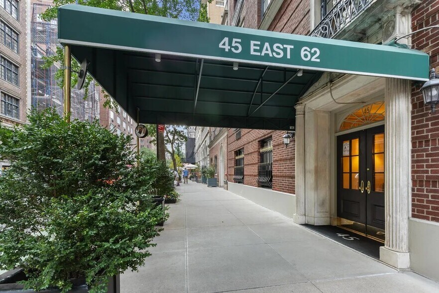 45 E 62nd St, New York, NY à vendre - Photo du bâtiment - Image 1 de 4