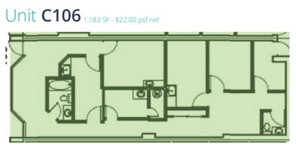 205 E Oxford St, London, ON à louer Plan d’étage- Image 1 de 1