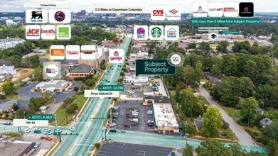 821 Knox Abbott Dr, Cayce, SC - Aérien  Vue de la carte