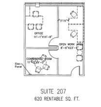 45 N Station Plz, Great Neck, NY for lease Floor Plan- Image 1 of 1