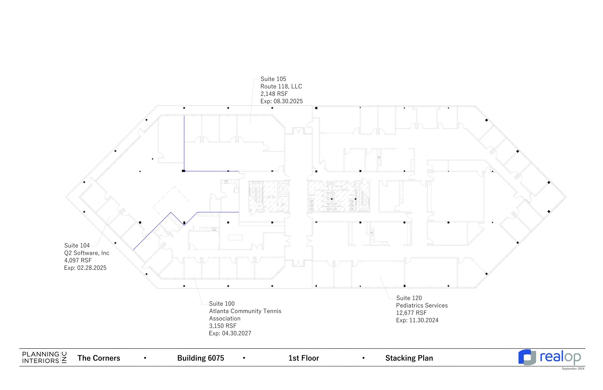 6025 The Corners Pky, Peachtree Corners, GA for lease Site Plan- Image 1 of 1
