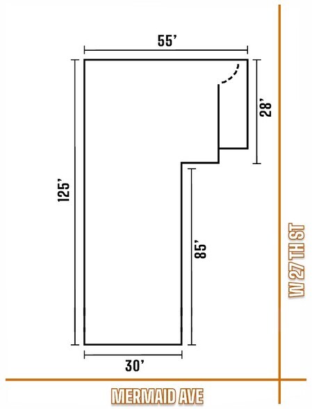 2705-2715 Mermaid Ave, Brooklyn, NY à louer - Photo du bâtiment - Image 2 de 2