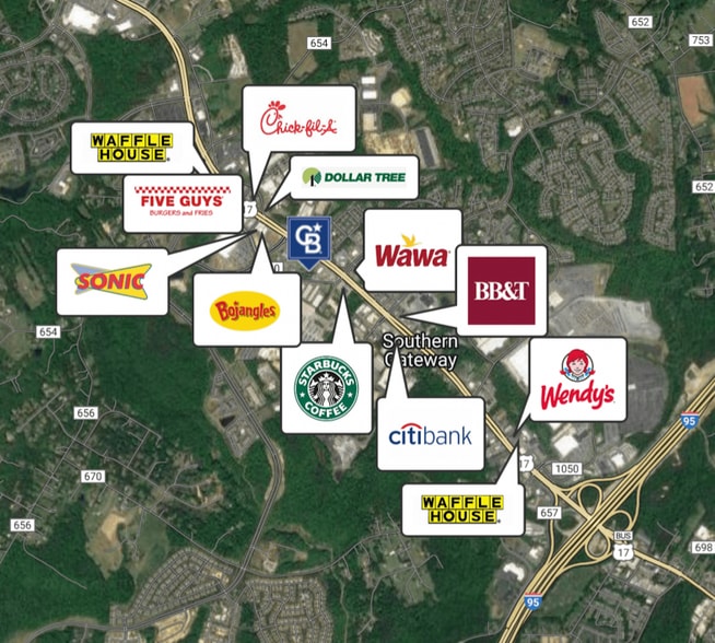 56 McWhirt Loop, Fredericksburg, VA for sale - Aerial - Image 3 of 4