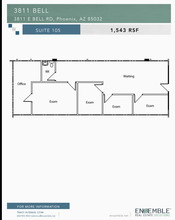 3811 E Bell Rd, Phoenix, AZ à louer Plan d  tage- Image 1 de 1