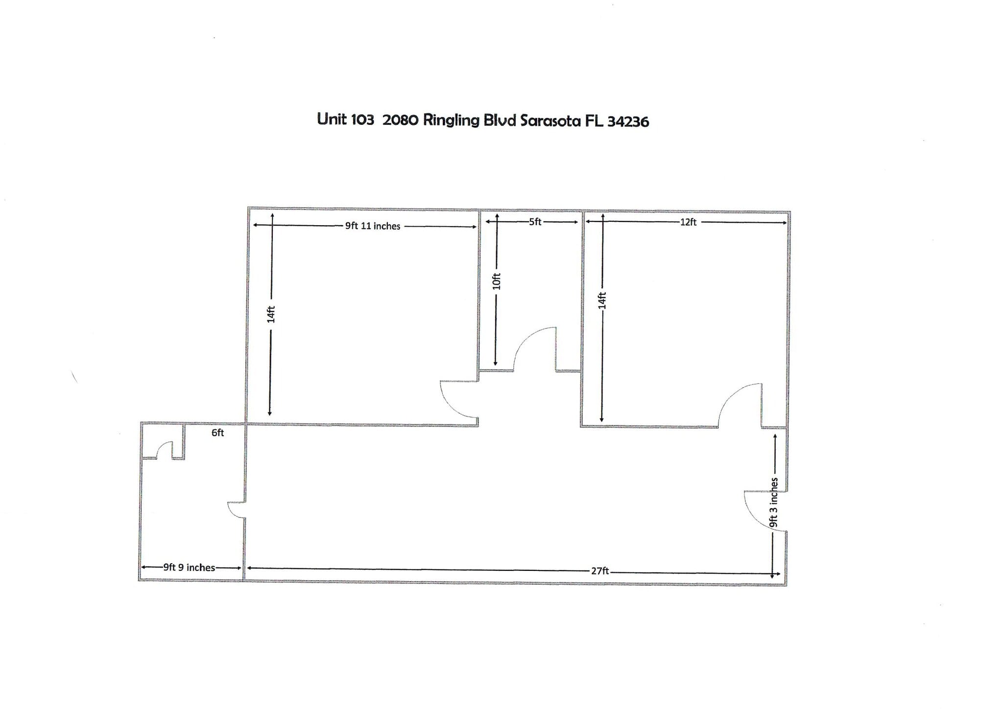 2080 Ringling Blvd, Sarasota, FL à vendre Photo intérieure- Image 1 de 1