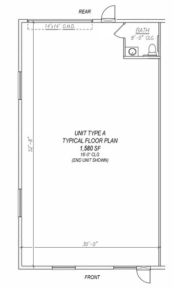 1101 Reed Canal Rd, Port Orange, FL à vendre - Plan d’étage type - Image 2 de 3