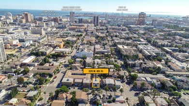 328 W 8th St, Long Beach, CA - AÉRIEN Vue de la carte - Image1