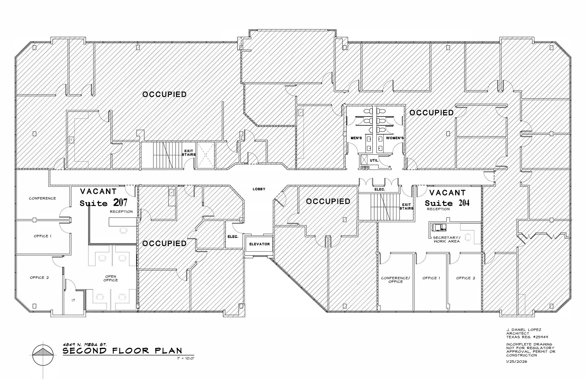4849 N Mesa St, El Paso, TX à louer Plan de site- Image 1 de 1