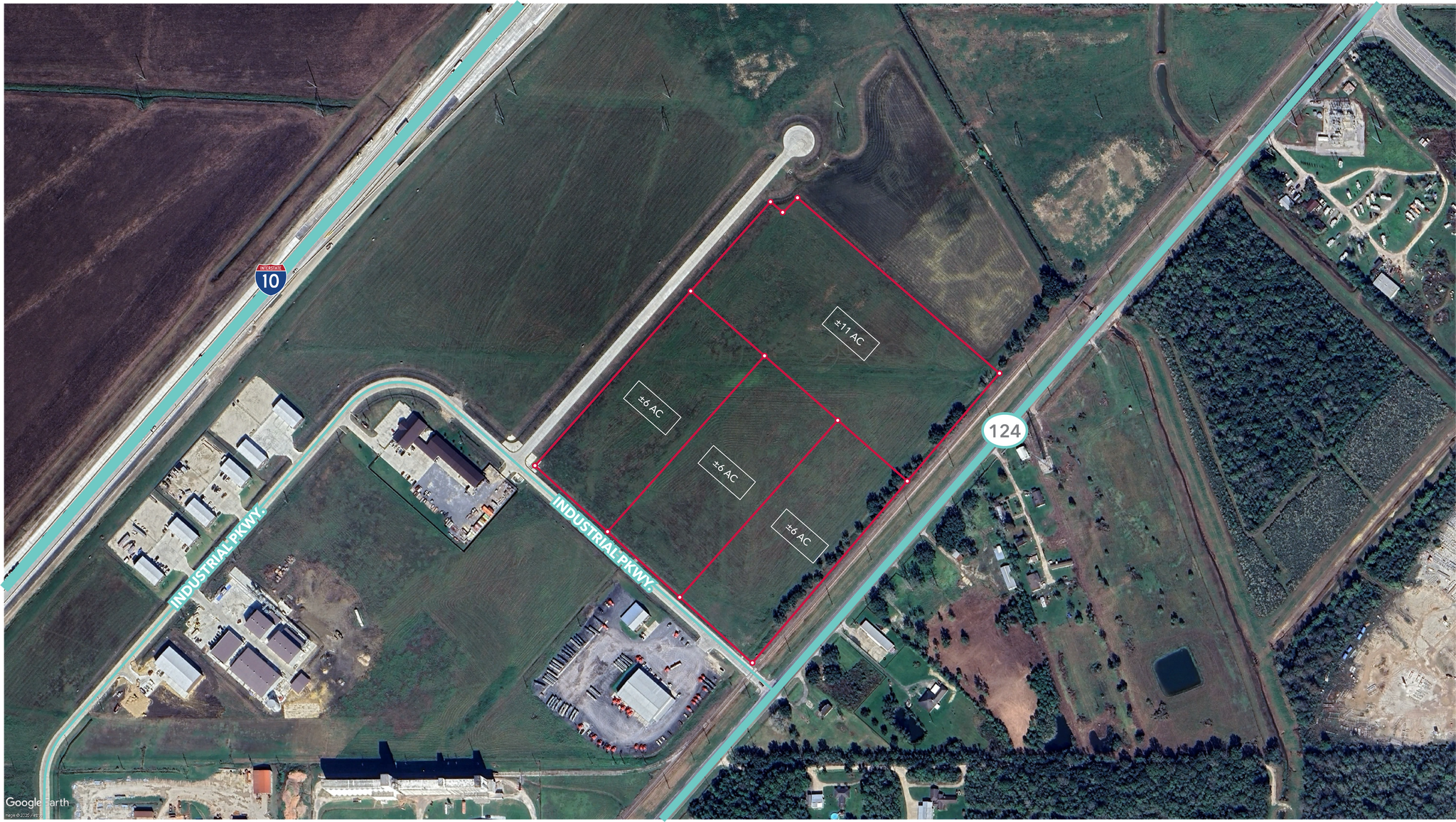 8145 Industrial Parkway, Beaumont, TX à vendre Aérien- Image 1 de 4