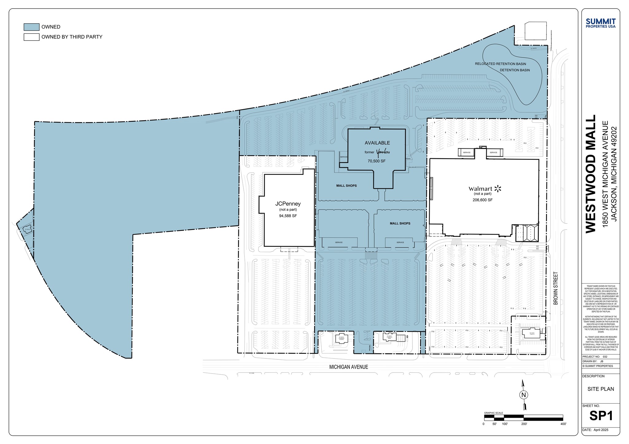 1788-1850 W Michigan Ave, Jackson, MI for lease Site Plan- Image 1 of 1