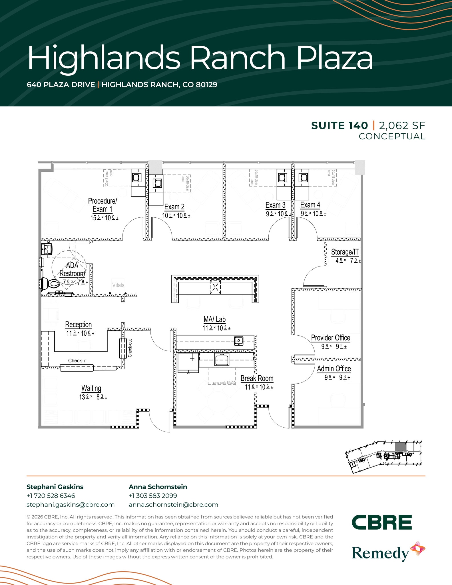 630 Plaza Dr, Highlands Ranch, CO for lease Floor Plan- Image 1 of 1