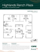 630 Plaza Dr, Highlands Ranch, CO for lease Floor Plan- Image 1 of 1