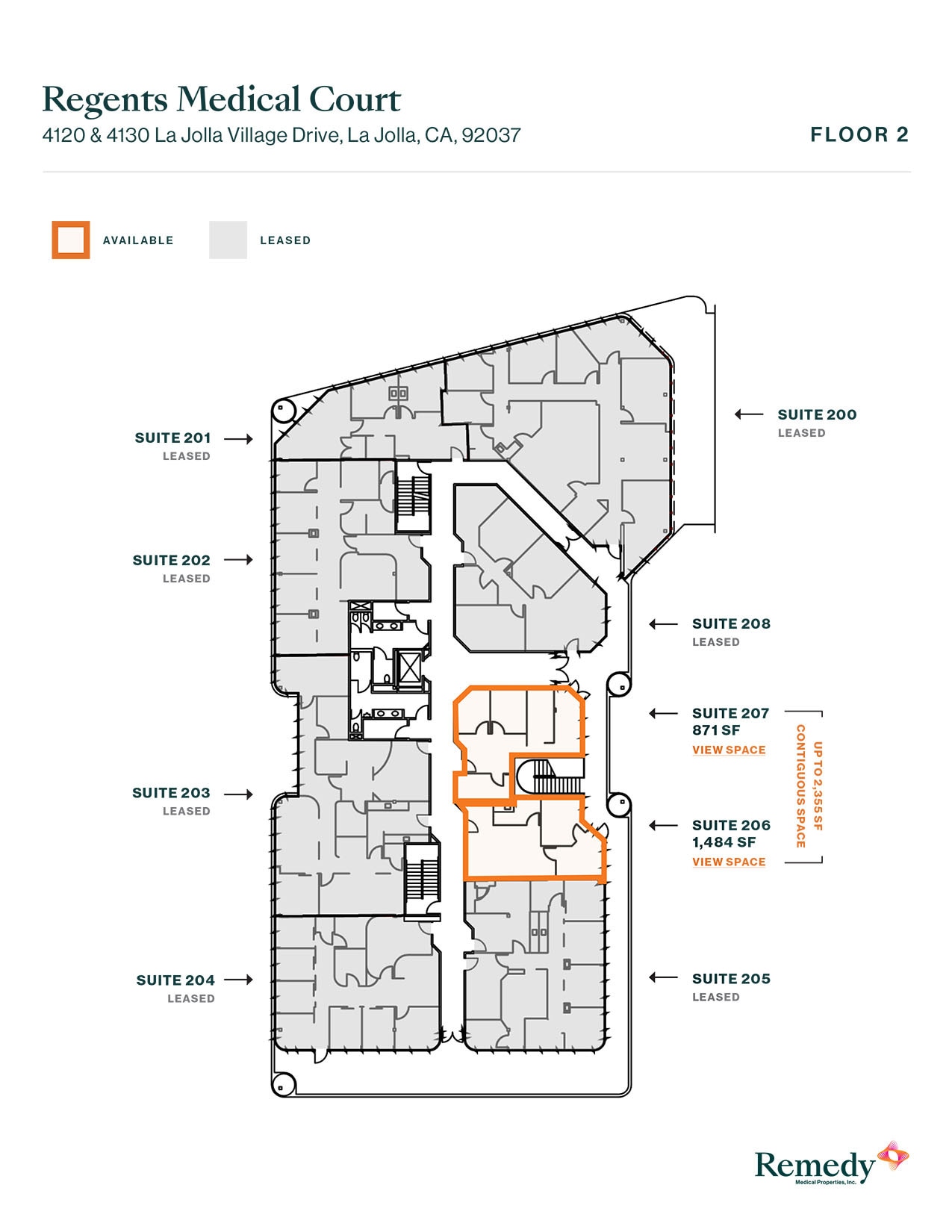 4150 Regents Park Row, La Jolla, CA for lease Floor Plan- Image 1 of 1