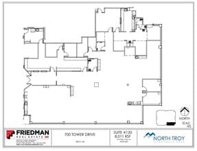 700 Tower Dr, Troy, MI for lease Floor Plan- Image 1 of 2