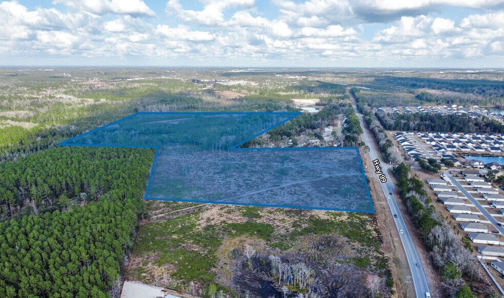5133 & 5145 Highway 99, Brunswick, GA for lease - Aerial - Image 1 of 4