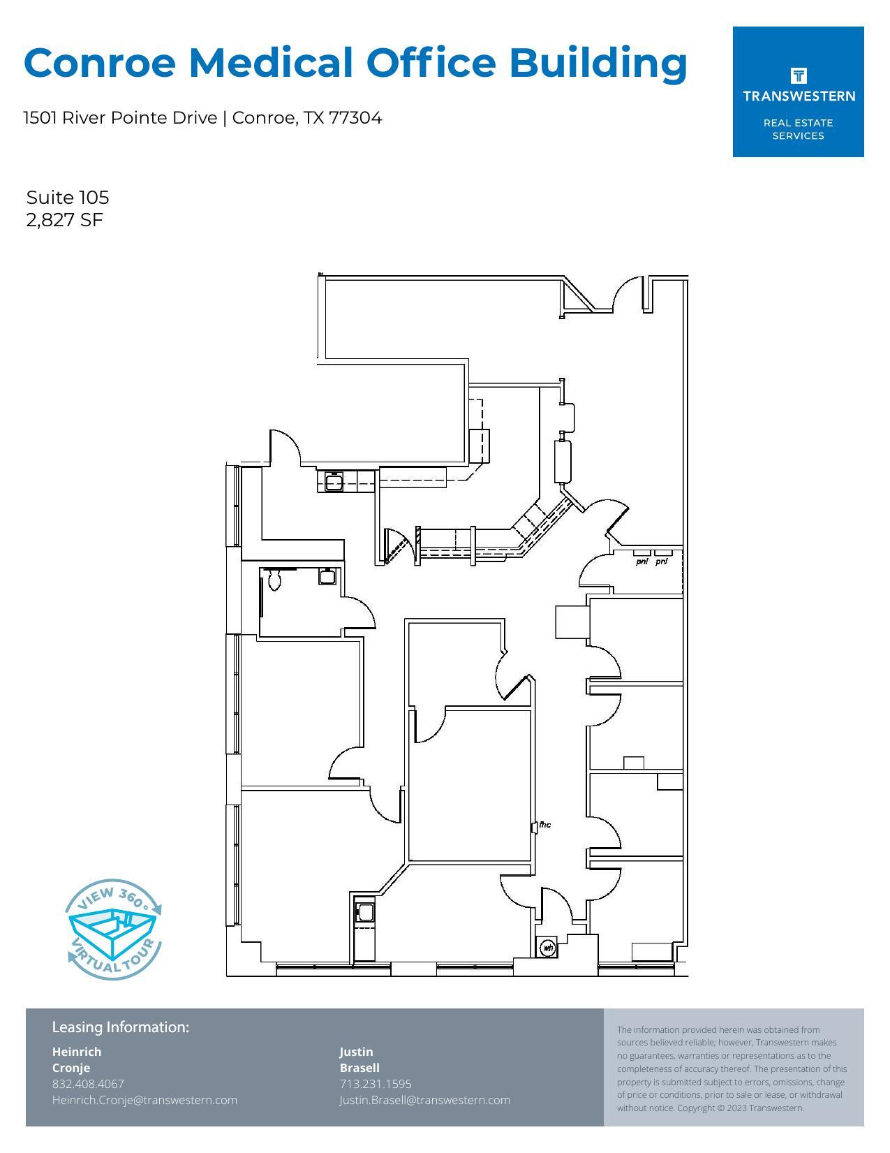 1501 River Pointe Dr, Conroe, TX à louer Plan d’étage- Image 1 de 1