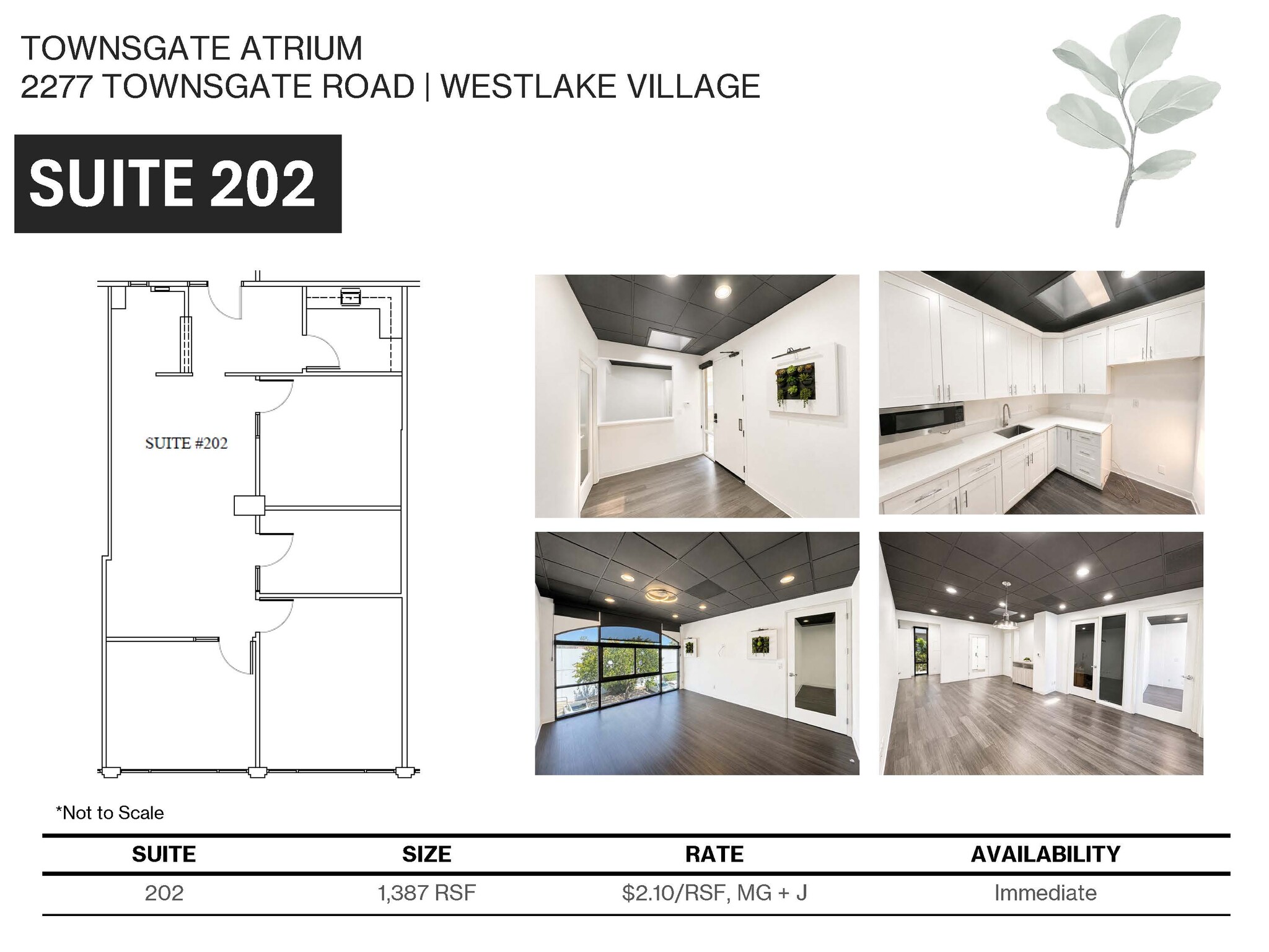 2277 Townsgate Rd, Westlake Village, CA for lease Floor Plan- Image 1 of 10