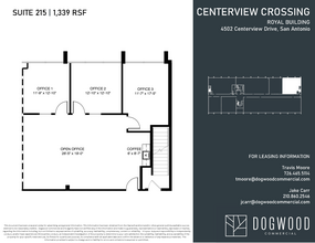 4538 Centerview Dr, San Antonio, TX à louer Plan d  tage- Image 1 de 1