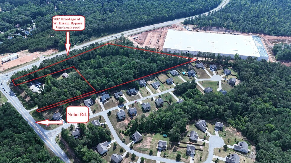 Bill Carruth Parkway, Hiram, GA à vendre - Aérien - Image 2 de 13