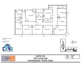 1701 N Collins Blvd, Richardson, TX for lease Floor Plan- Image 1 of 1