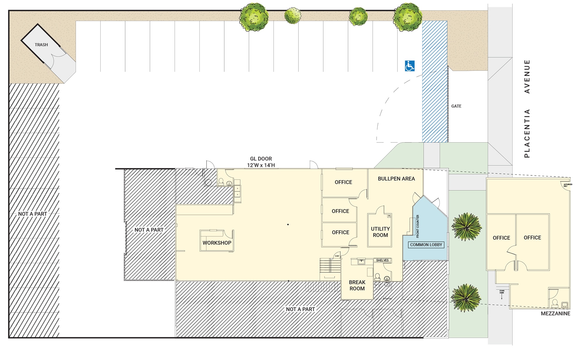 2131 Placentia Ave, Costa Mesa, CA for lease Site Plan- Image 1 of 1