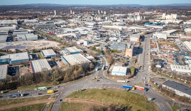 Tenax Rd, Manchester, GTM - Aérien  Vue de la carte