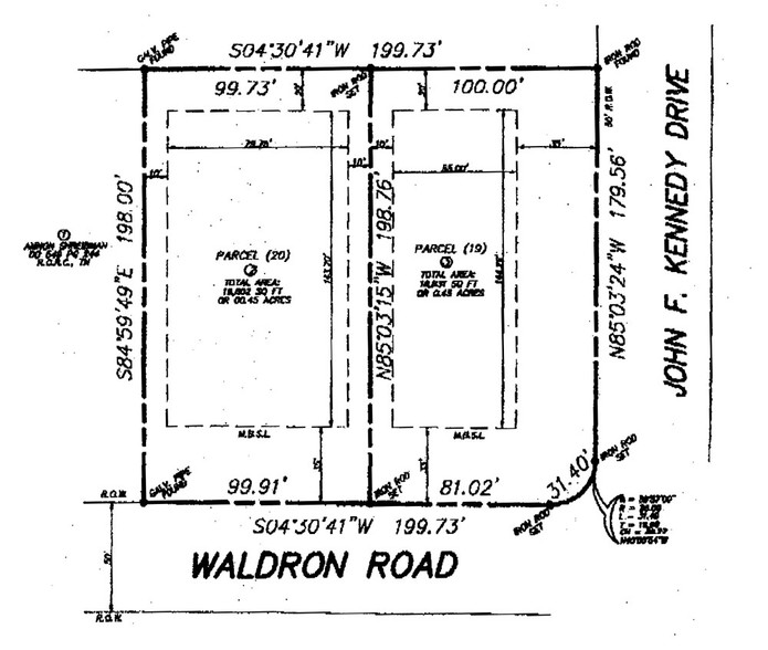 347-355 Waldron Rd, La Vergne, TN à louer - Plan de site - Image 2 de 2