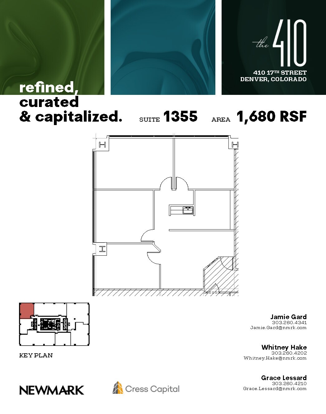 410 17th St, Denver, CO for lease Floor Plan- Image 1 of 1