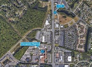 905 N Battlefield Blvd, Chesapeake, VA - Aérien  Vue de la carte