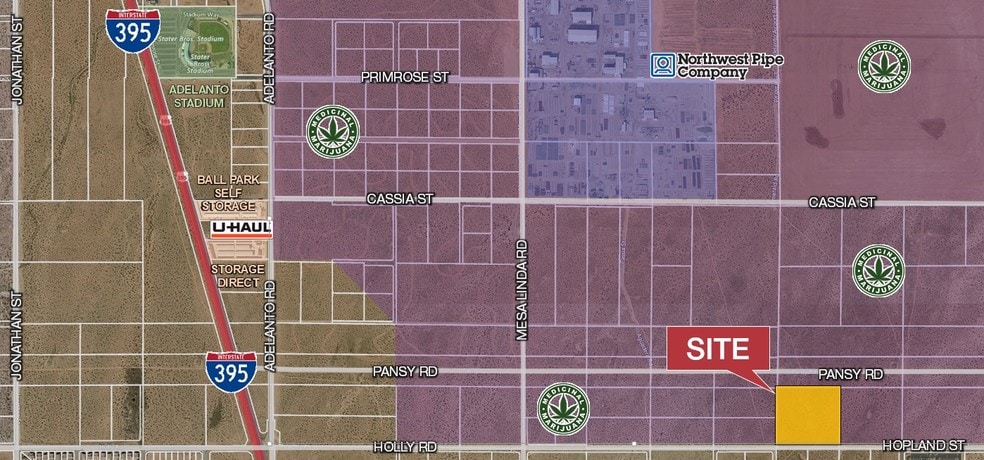 Hopland St 10 acres, Adelanto, CA à vendre - Photo principale - Image 1 de 4