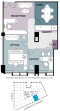 1025 Connecticut Ave NW, Washington, DC à louer Plan d’étage- Image 1 de 1