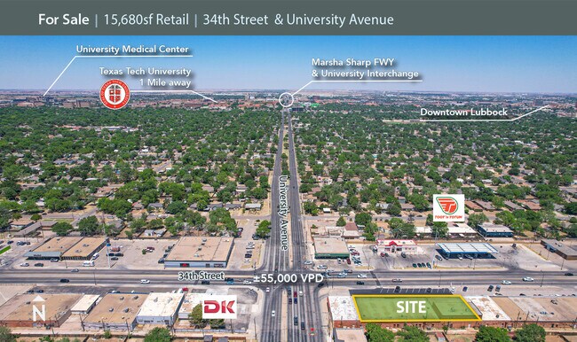 Plus de détails pour 2431-2449 34th St, Lubbock, TX - Commerce de détail à vendre