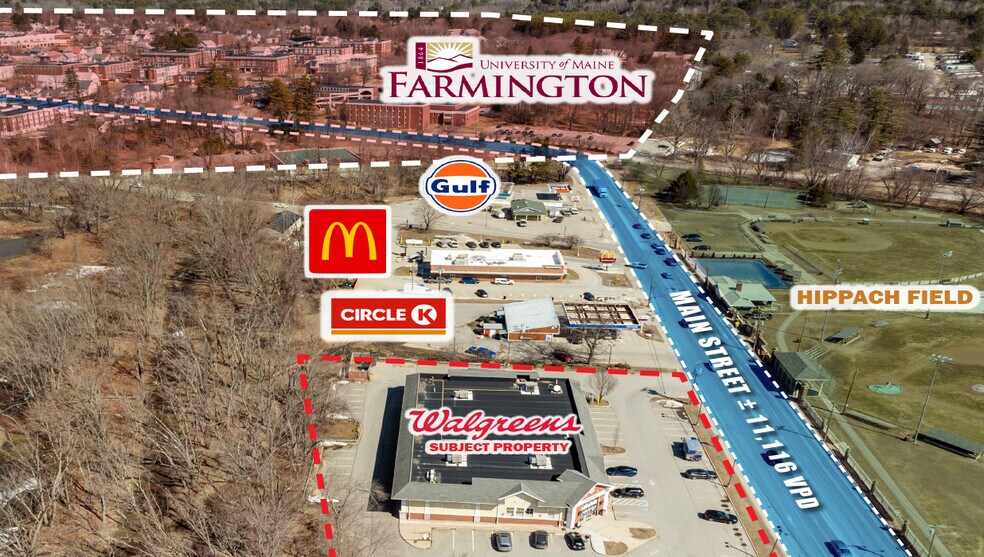 317 Main St, Farmington, ME à vendre - Photo du bâtiment - Image 2 de 3
