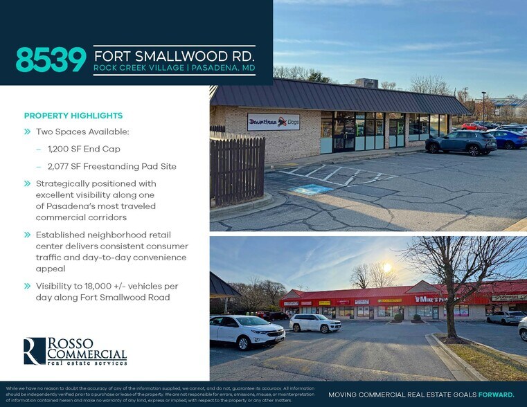 8539 Fort Smallwood Rd, Pasadena, MD à louer - Photo du bâtiment - Image 2 de 9
