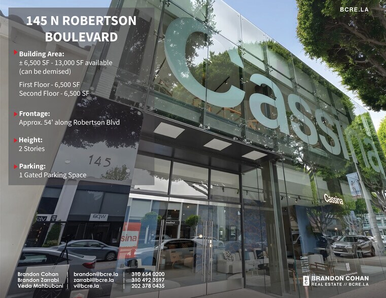 145 N Robertson Blvd, West Hollywood, CA à louer - Photo du bâtiment - Image 3 de 15